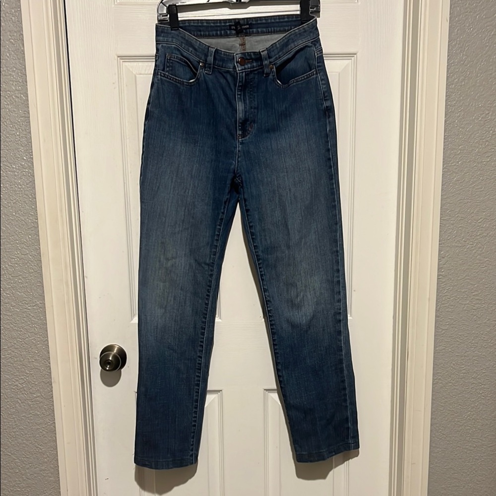 Eileen Fisher Blue Straight Leg Jeans Versatile Style